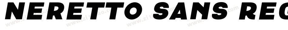 Neretto Sans Regula字体转换
